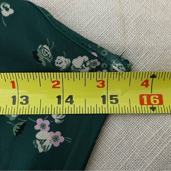 Bp. Nordstrom Ruched Mesh Body-con Mini Dress-Green Floral-Women’s S-Cottage-NEW - Picture 5 of 9